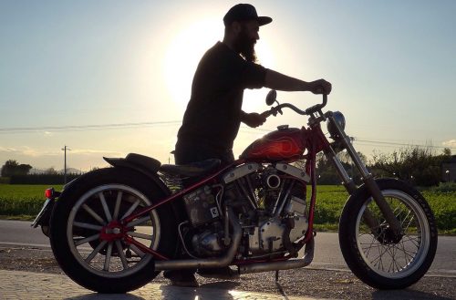 Chopper Early Shovel Harley Davidson