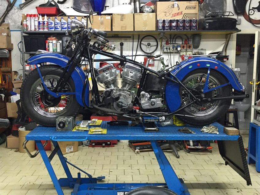 panhead 1948 harley davidson