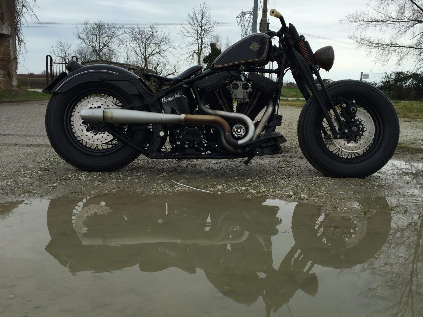 softail custom bobber evolution